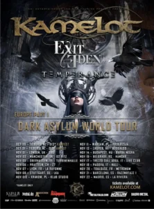 Kamelot Dark Asylum World Tour Europe Pt1